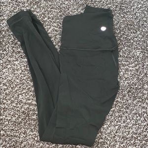 Hunter green lululemon align pant